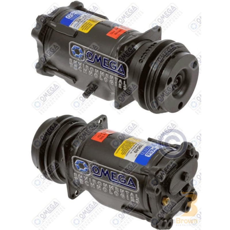 COMPRESSOR A6 1GR 5in 12V 2:00 METRIC W/SHS R12 20-10649