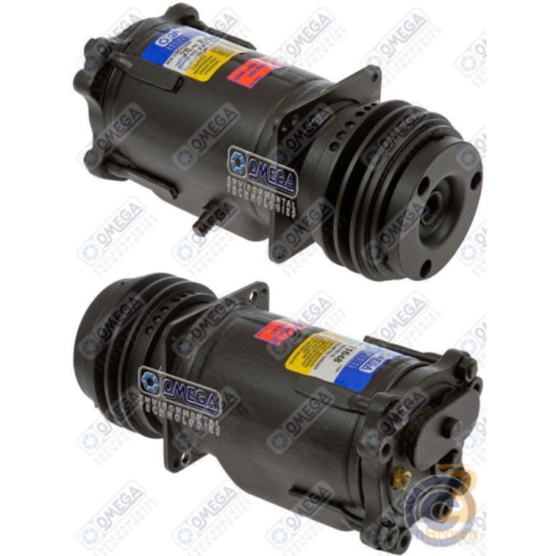COMPRESSOR A6 5in 2A 12V 2:00 SHS METRIC W/PAG OIL 20-11648