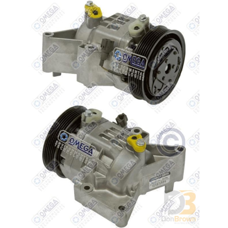 COMPRESSOR CR08 NIHON/CALSONIC PV6 118mm 12V REMFG 20-21940-R