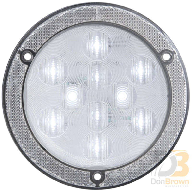 BUL11CBX Clear back-up light with built-in reflex flange mount 08-010-007