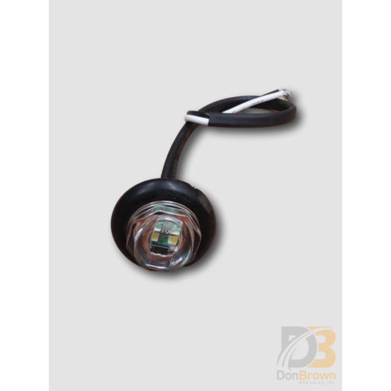 Clear 3/4  License Light UCL11CKB