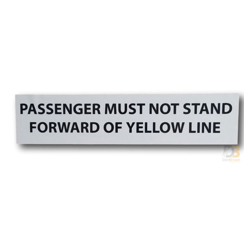 Do Not Stand Forward Of Yellow Line IH-DNSFY