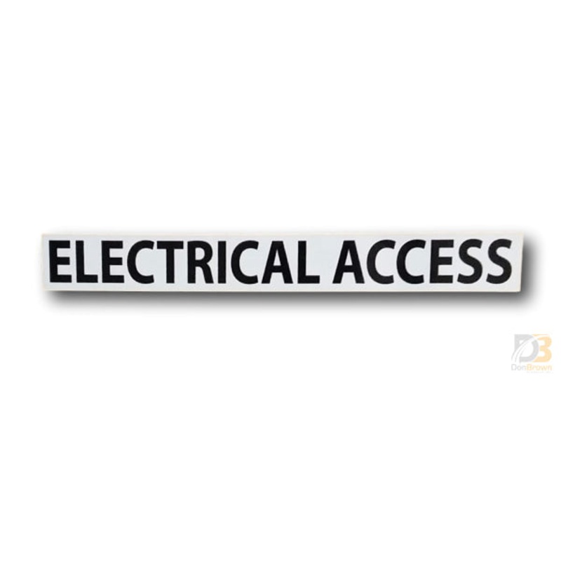 Electrical Access Decal IH-EA