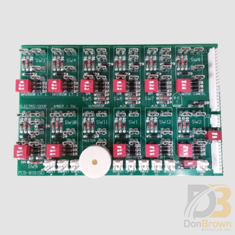 RCT1919 Switch Board for Starcraft Buses STF-01919-00000