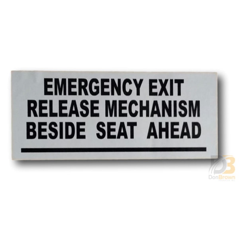 Seat Ahead Decal 16810678