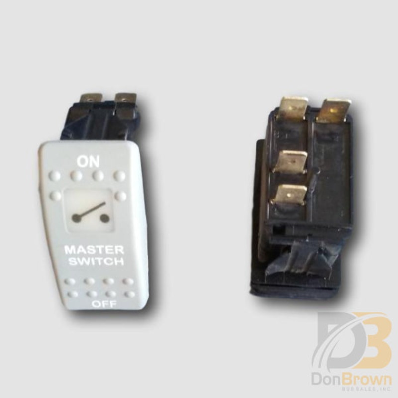 SWITCH, MASTER SWITCH, ON OFF  GREY CAP 08-011-016