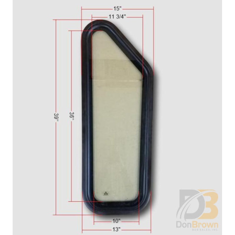 TRANSITION WINDOW, SOLID, 14 X  38, MVP, 2011 FORD ALLSTAR 07-007-069