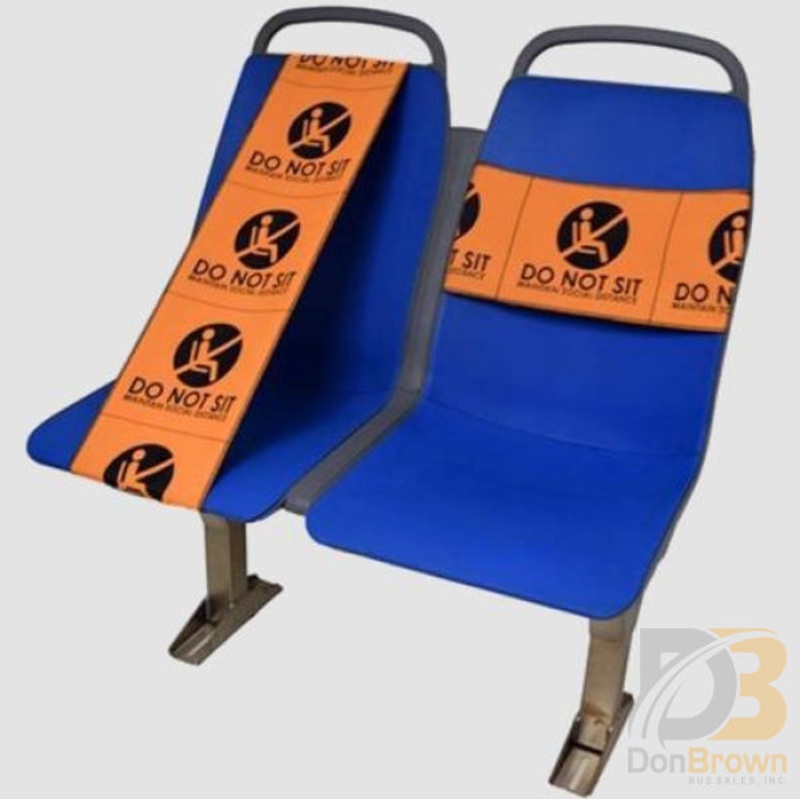 Vertical Seat Social Distance Seat Band Packs of 10