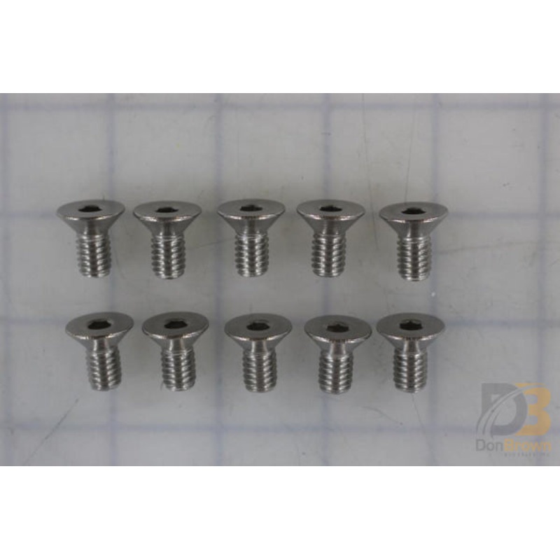 405380-10KS 10 PK / SCREW 5/16 18 X 5/8 FHCS SS KIT SHIPOUT