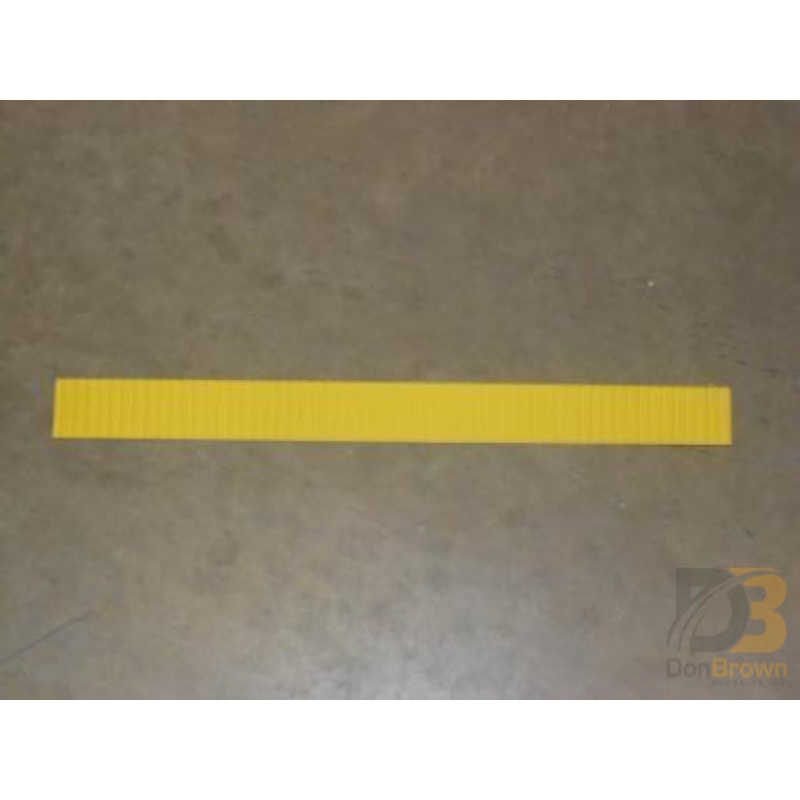 FLOOR, RIBBED RUBBER, YELLOW, STANDEE LINE, 3 X 36 30008990