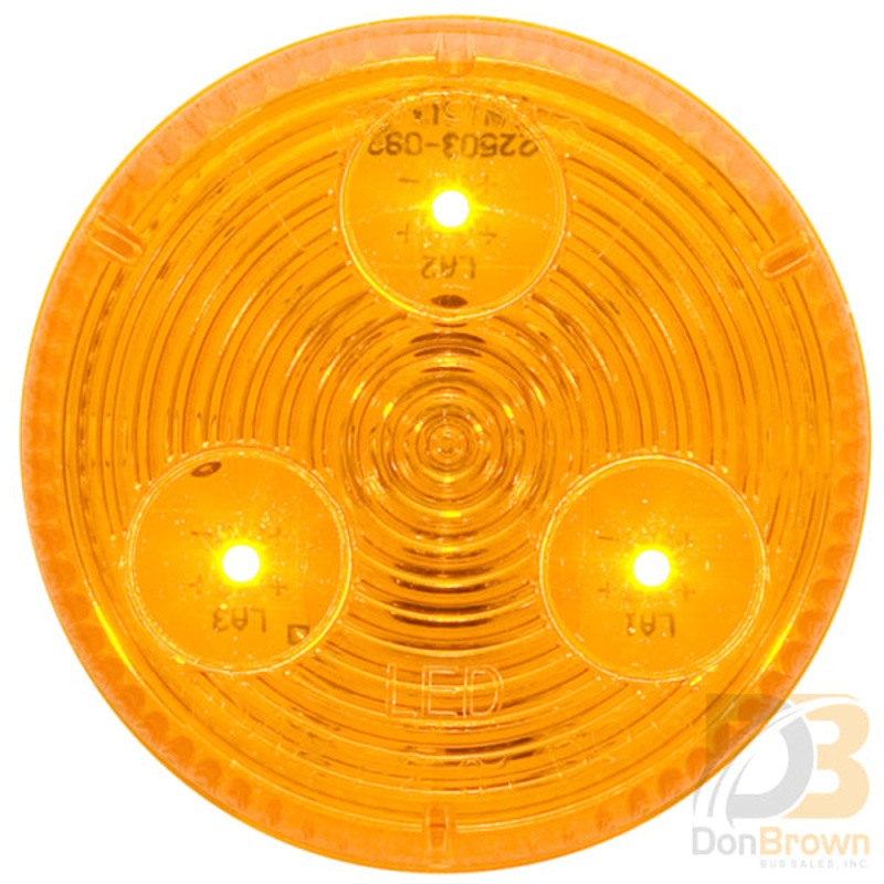 LIGHT, 2 FRONT TOP MARKER, AMBER, LED 08-008-020 MCL55AB