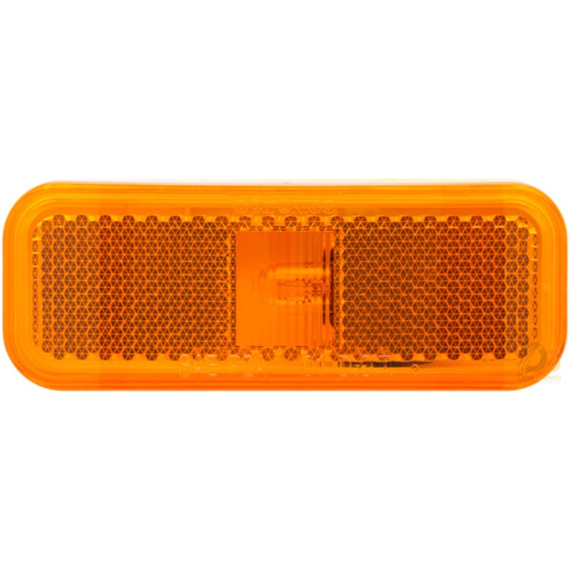 MARKER LIGHT, INCANDESCENT,  AMBER, RECTANGULAR 08-007-047 MC44AB