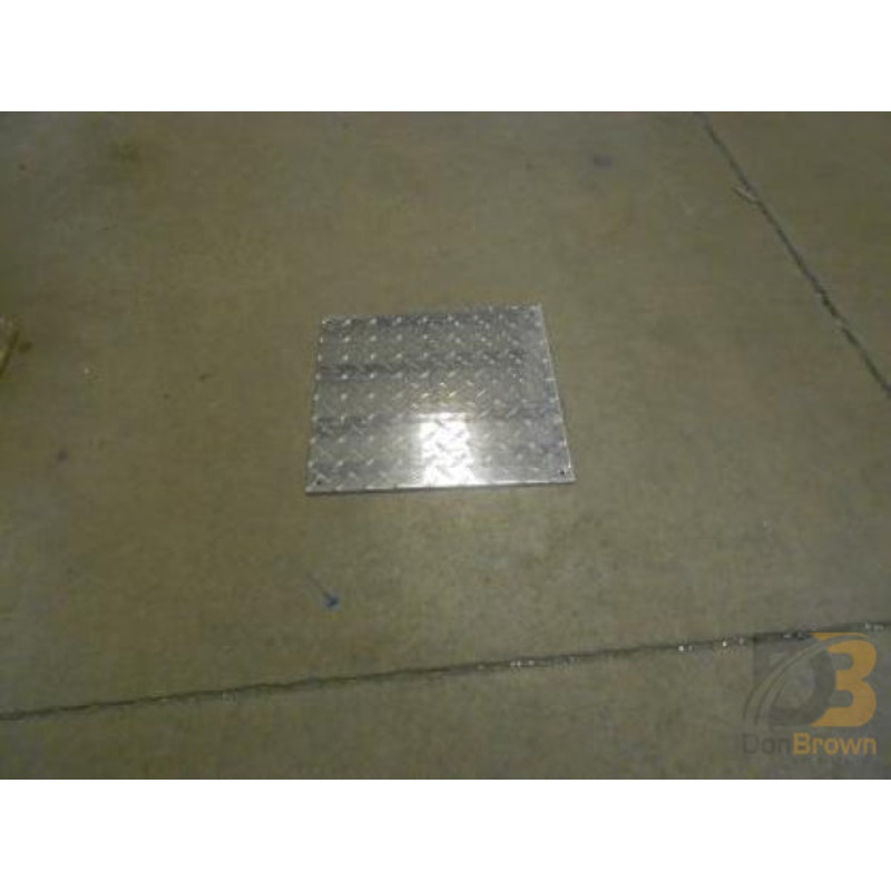 ALUMINUM SHEET, DIAMOND PLATE, 12 X 12, FUEL ACCESS PLATE 19-021-007