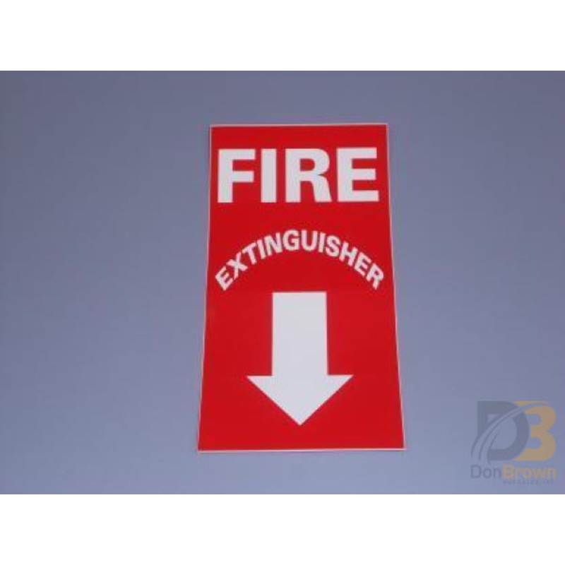 DECAL, FIRE EXTINGUISHER 13-003-004