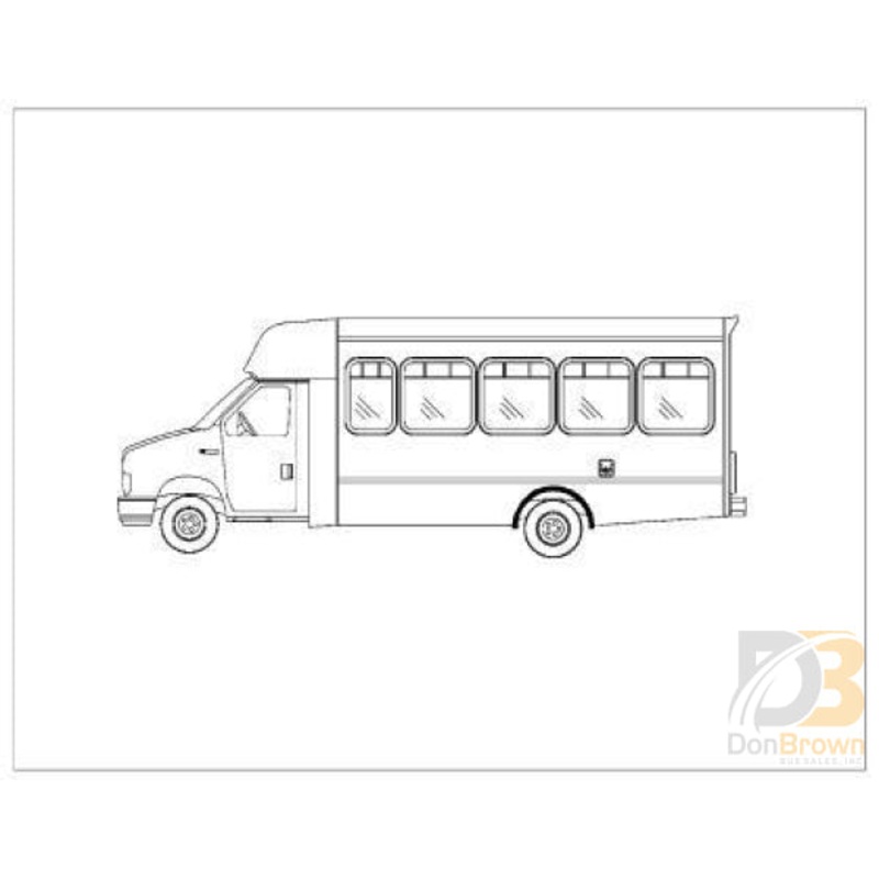 FENDERSKIRT FLARE, STANDARD FLOOR, SINGLE WHEEL, ROADSIDE, 2011 ALLSTAR, EXPRESS 21-004-218