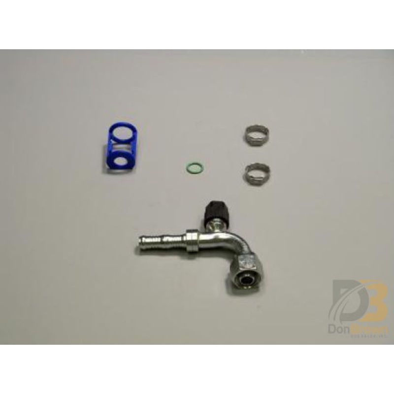 FITTING, 90, 1/2 FO X #8 HOSE, W/HOSE ACCESS 15-011-034