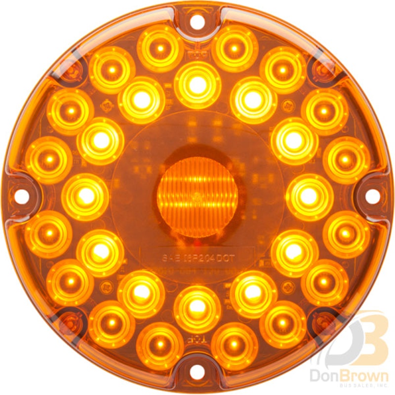 LIGHT, 7,  ROUND,  AMBER, LED 08-008-046 STL90AB