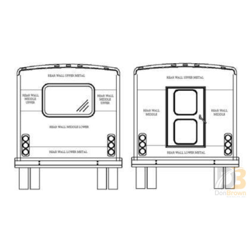 ALUMINUM, EXTERIOR, 38 X 92, POLAR WHITE 71001052