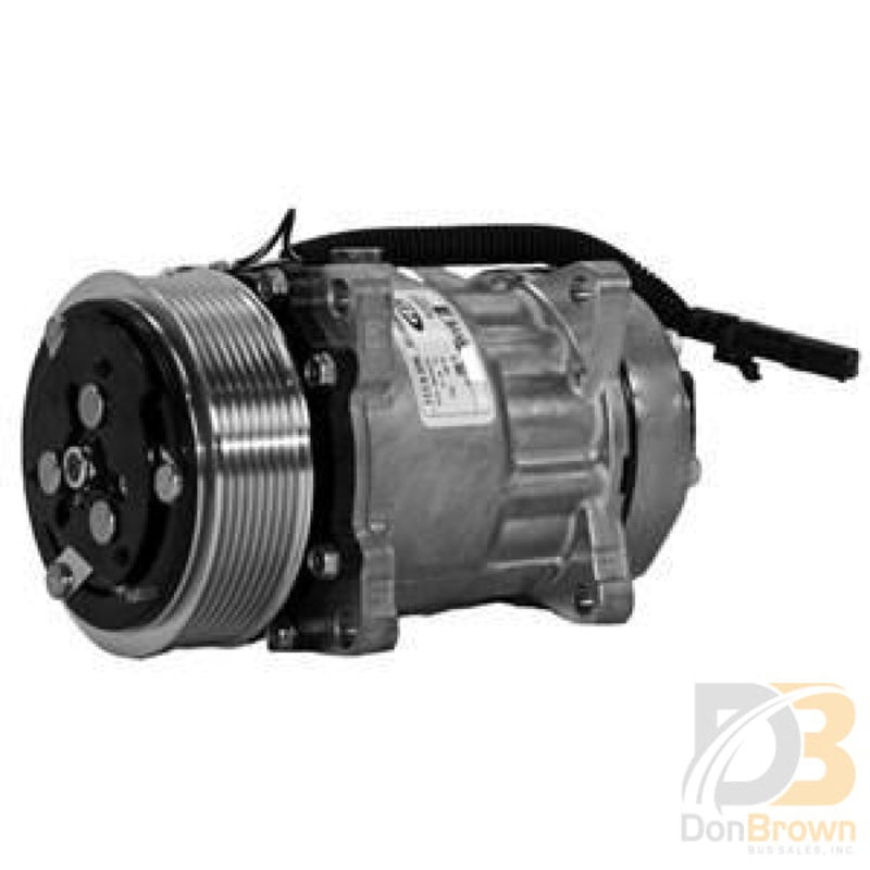 Compressor, 10 CID, QP7H15, Ear, PV8, 119MM, 12V, Pad 512209