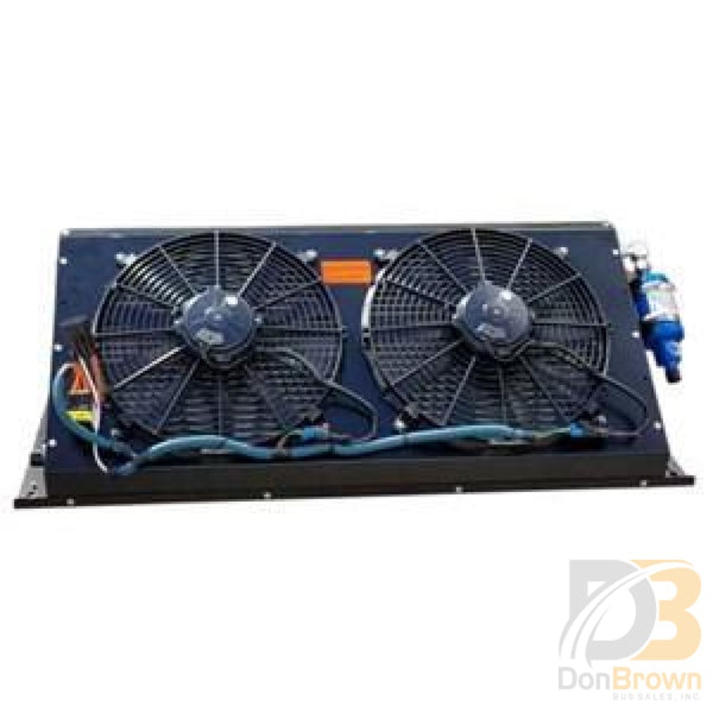 Condenser, SC2LP, (2) 14 Fans, Micro Channel, 12Vdc, Black Screen, Std Install 301832-01