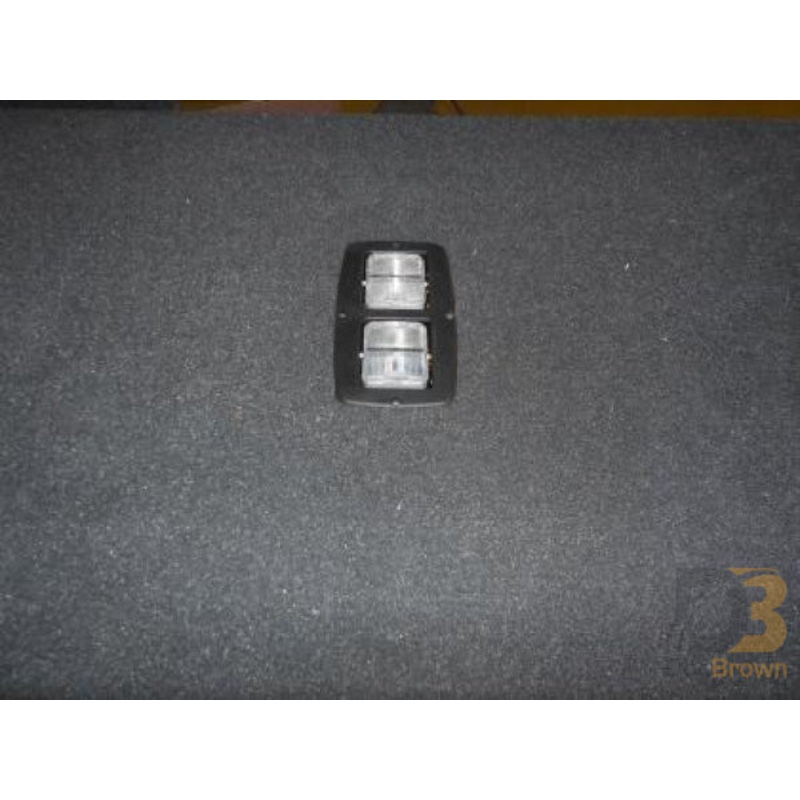 OVERHEAD LUGGAGE RACK, BUS, WITH READING LIGHTS, INCLUDES ALL MOUNTING HARDWARE 75009093