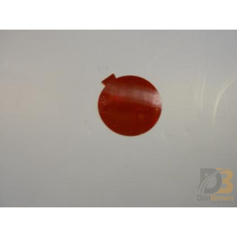 REFLECTOR, RED, OVAL, GROTE 41032-4, GLUE/SCREW 60009128