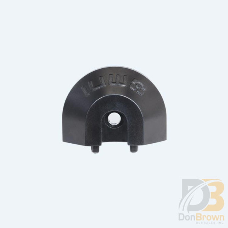End cap for Surface Angled Series OMNI L Track – Black QC06059