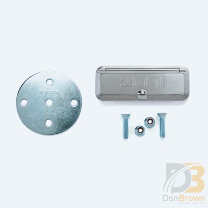 Covered L Track floor pocket assembly Q5-7570-A