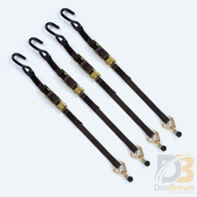 M-Series Manual Belt Kit for L Track. Set of 4 overcenter belts, no occupant securement M-201-L30