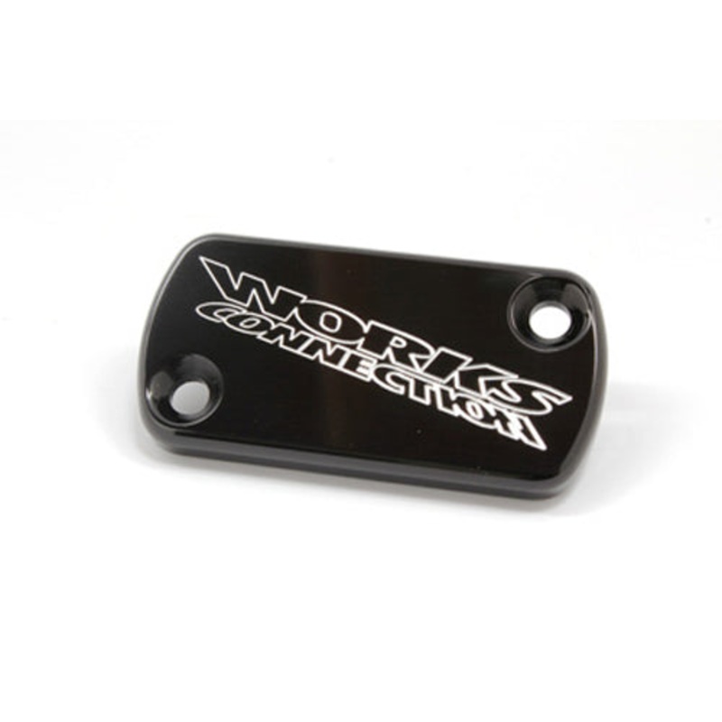 Billet Front Brake Cover Blk Rm/Kx