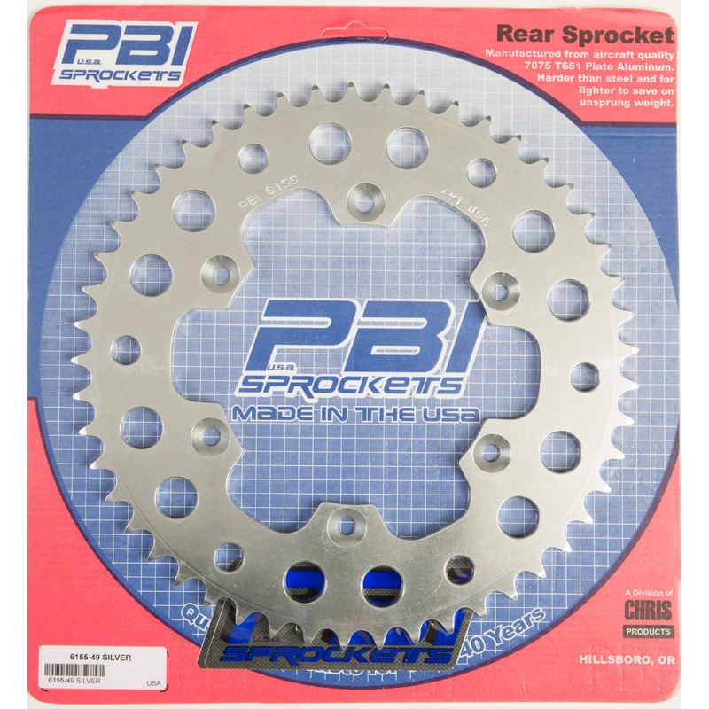 Rear Sprocket Aluminum 49t 520 Kaw/Suz