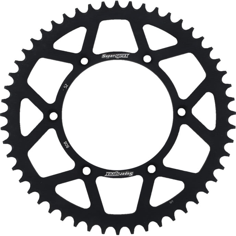 Rear Sprocket Aluminum 52t 520 Blk Kaw/Suz