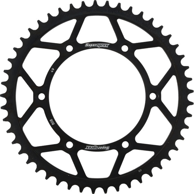 Rear Sprocket Steel 49t 520 Blk Suz
