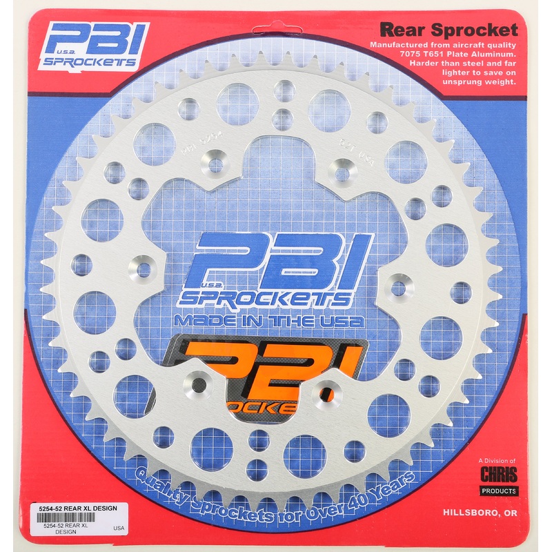Rear Sprocket Aluminum 52t 520 Hus/Husq/Ktm