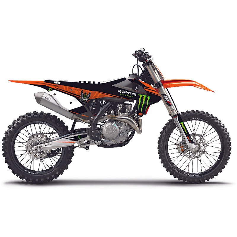 Complete Kit Monster Energy White Background