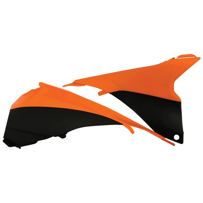 Airbox Cover Black/Fluorescent Orange
