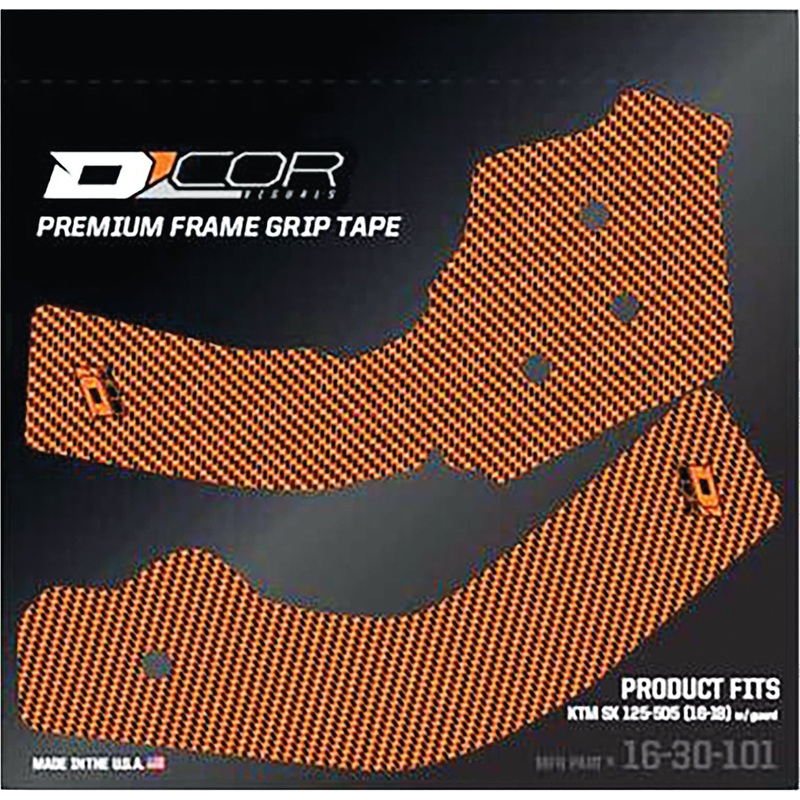 Frame Grip Guard Decal Orange