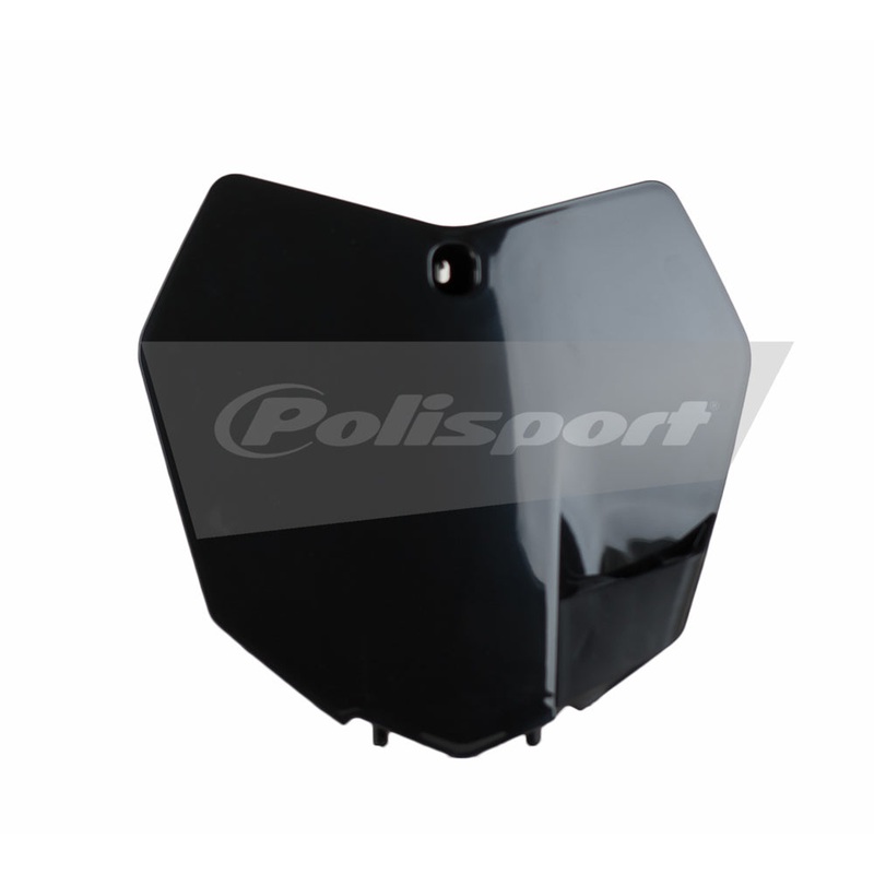 Front Number Plate Black