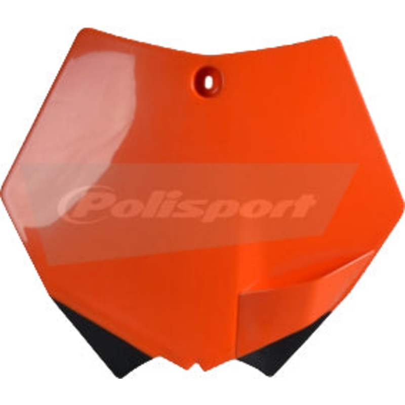 Front Number Plate Orange