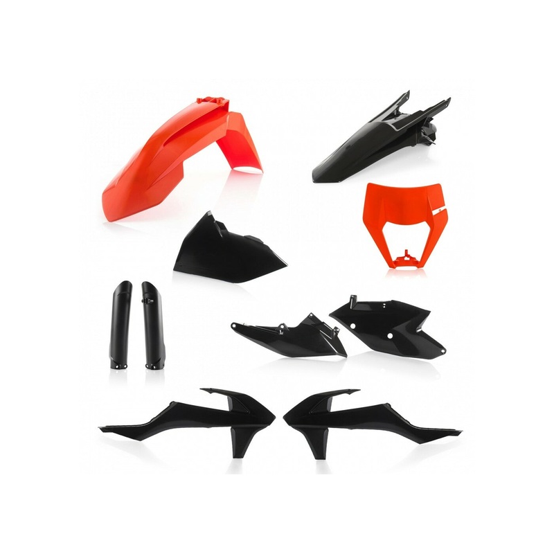 Full Plastic Kit Orange/Black Ktm