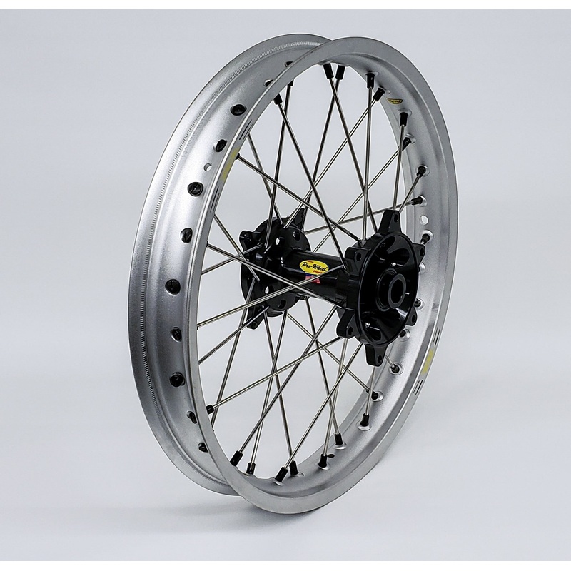 Wheel Rear 2.15×19 Black Hub Sil Rim/Sil Spoke/Blk Nipple