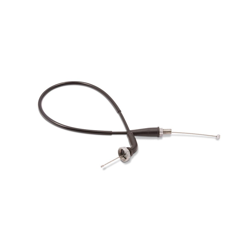 Black Vinyl Throttle Cable With Cap