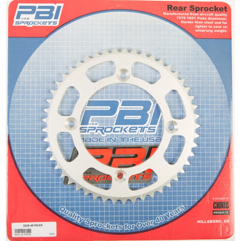 Rear Sprocket Aluminum 49t 420 Hon