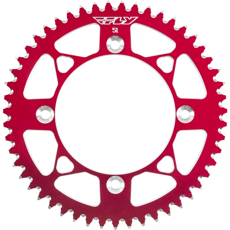 Rear Sprocket Aluminum 51t 420 Red Hon