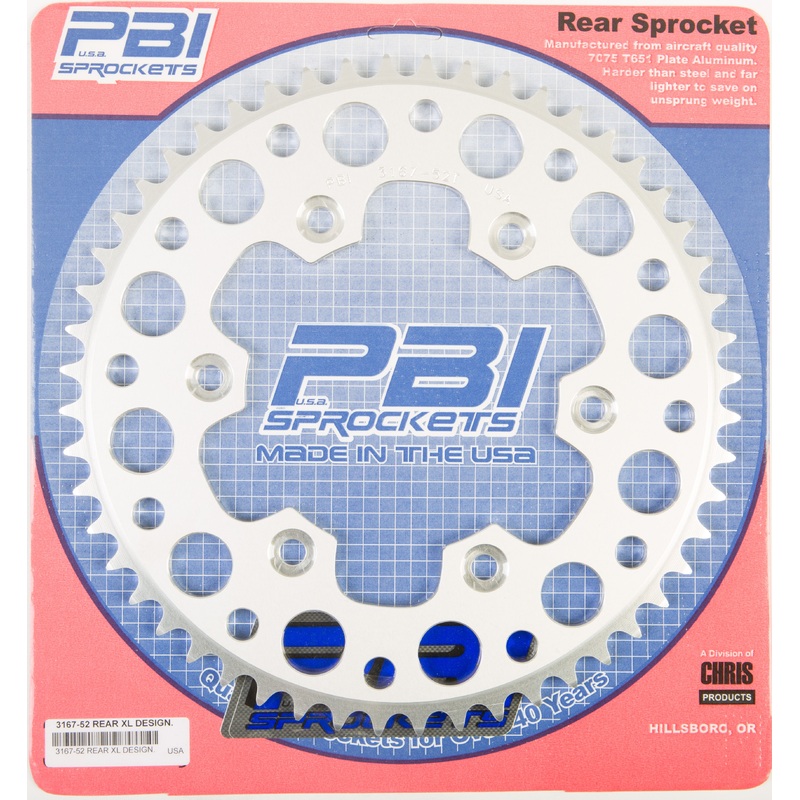 Rear Sprocket Aluminum 52t 520 Hon