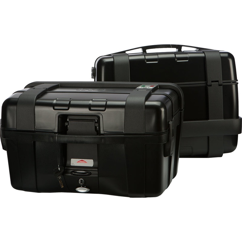 Trekker Side Cases 46l 20.7×12.2×16.2 Pair Black