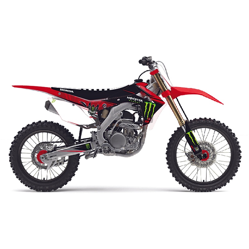 Complete Kit Monster Energy White