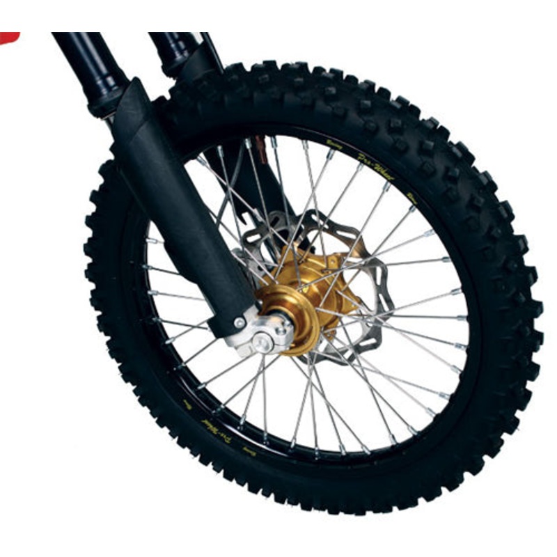 Front Wheel Red Hub Red Rim