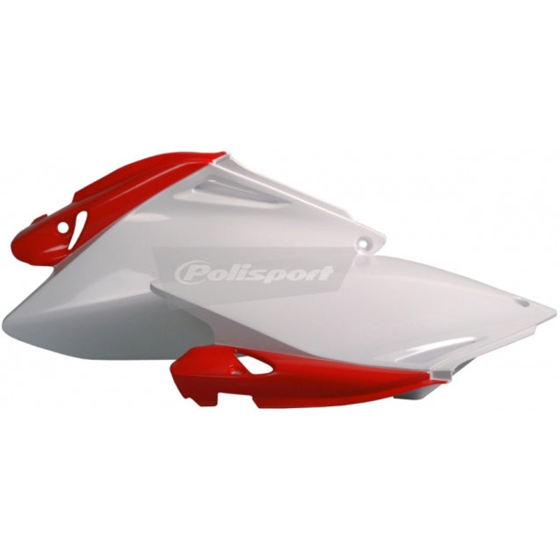 Side Panels White/Red