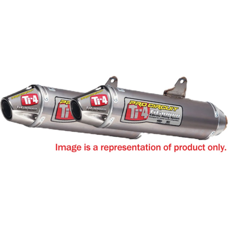 Ti 4 Dual Slip On Exhaust